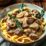 easy beef stroganoff slow cooker recipe rosemary