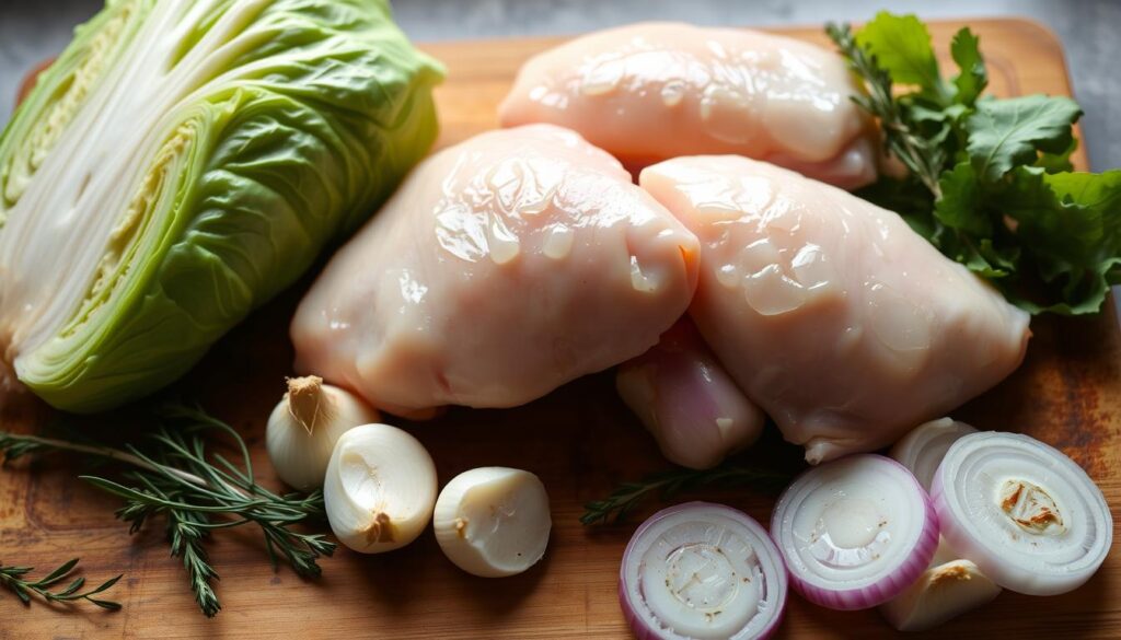 cabbage chicken ingredients