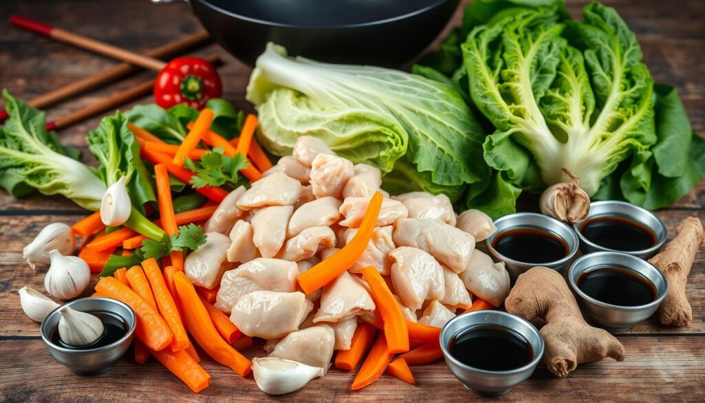 chicken cabbage stir fry ingredients