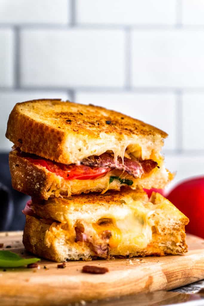 Tomato Bacon Grilled Cheese