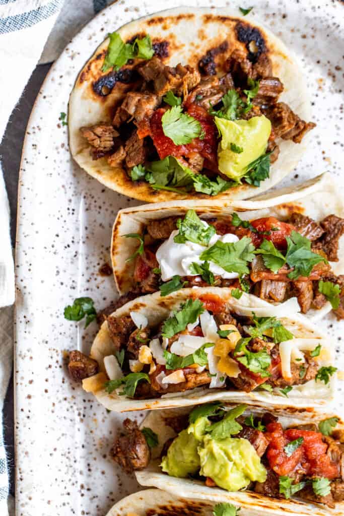 Instant Pot Carne Asada Tacos