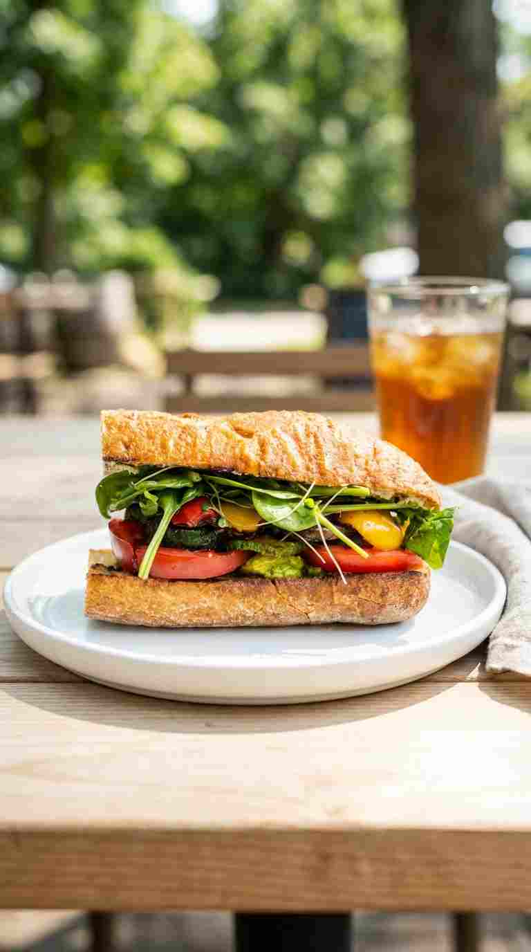 Roasted Vegetable Sandwich